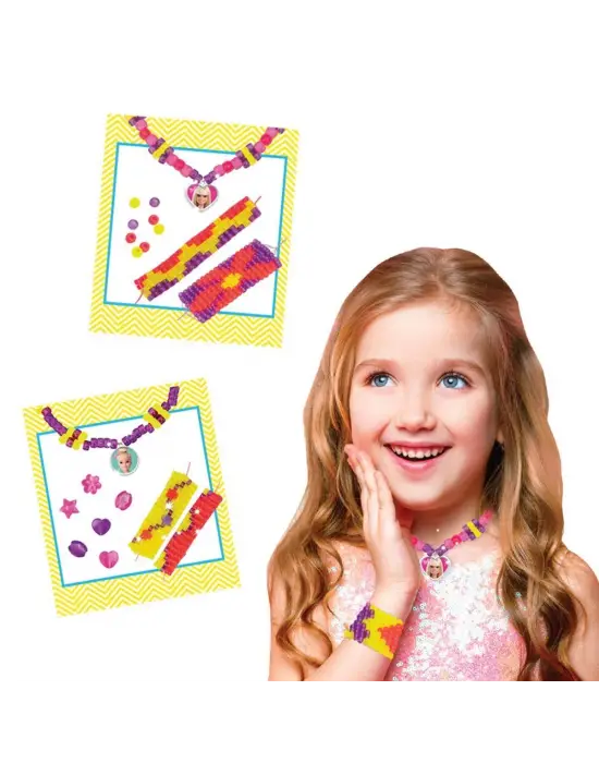 Omarı Renkli Taşlarla İnci Takı Yapım Seti