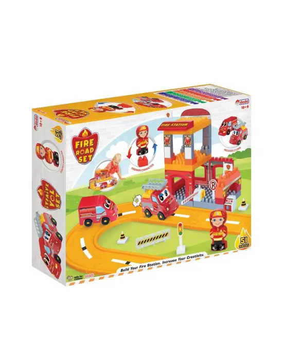 Omarı Oyuncak İtfaiye Yolu Seti