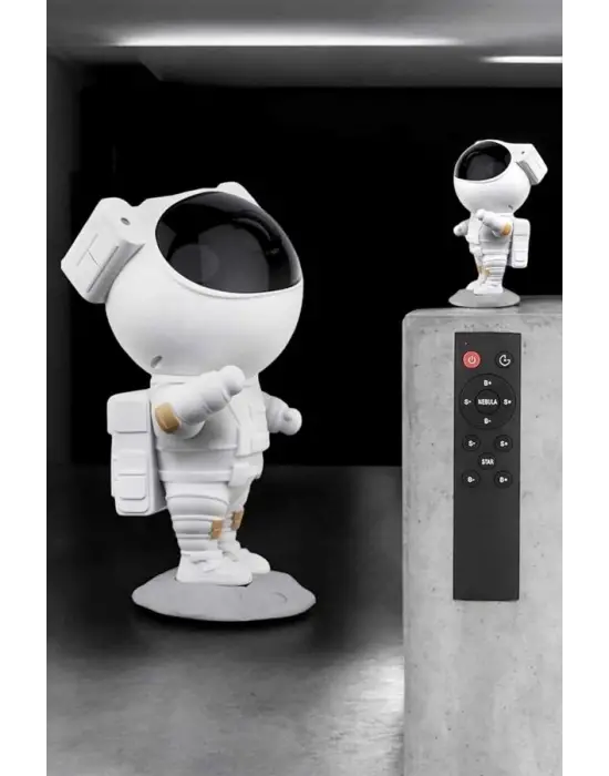 Çocuklara Özel Projeksiyon Astronot Lamba Speaker Sevimli