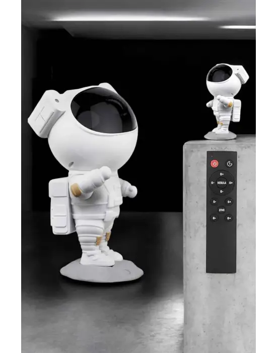 Çocuklara Özel Projeksiyon Astronot Lamba Speaker Sevimli