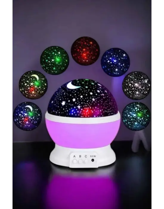 Çocuklara Özel Yıldızlı Gece Lambası