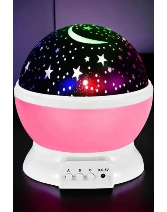 Çocuklara Özel Yıldızlı Gece Lambası