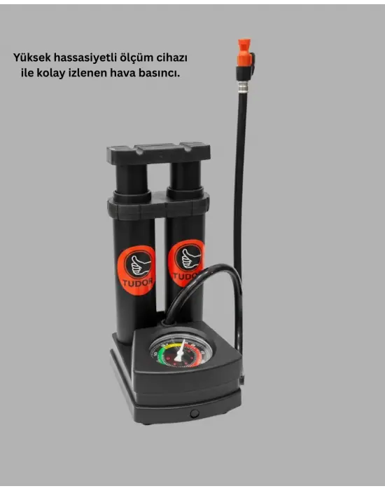 Çok Amaçlı Ayaklı Lastik Pompası Yüksek Hassasiyetli