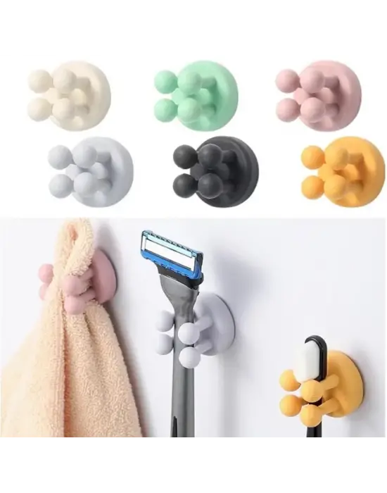 Çok Amaçlı Duvara Yapıştırılabilir Pratik Tutucu