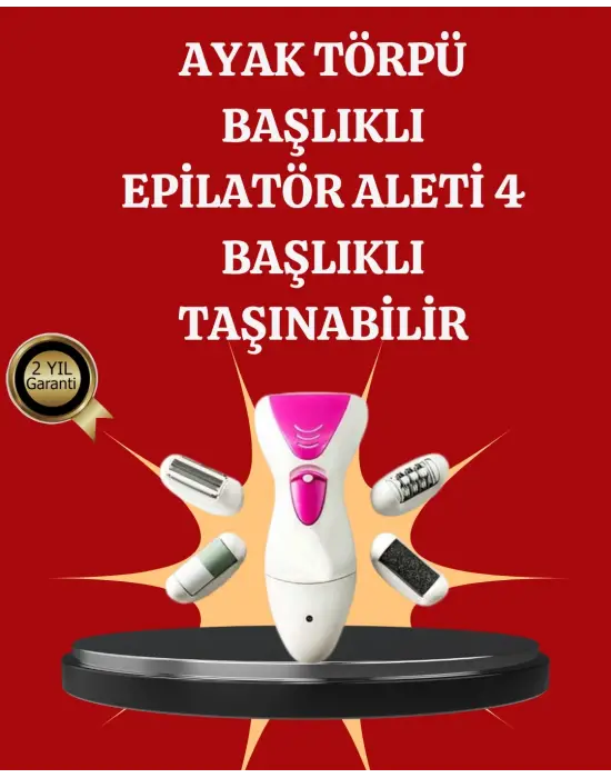 Çok Amaçlı Kadın Bakım Seti Epilasyon Ve Törpü