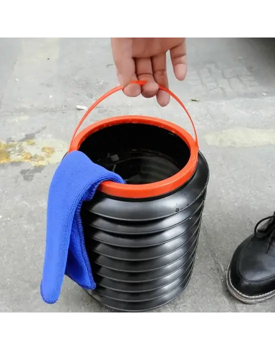 Çok Amaçlı Katlanabilir Araç İçi Kova