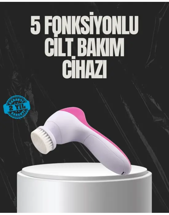 Çok Fonksiyonlu Elektrikli Yüz Bakım Fırçası