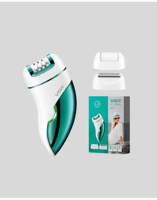 Çok Fonksiyonlu Epilatör 600mah 90 Dakika Kullanım Led Metal Başlık Su Geçirmez