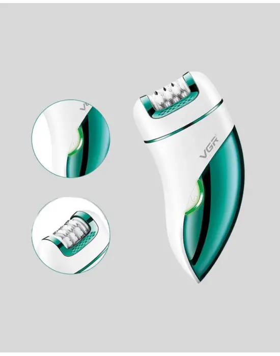 Çok Fonksiyonlu Epilatör 600mah 90 Dakika Kullanım Led Metal Başlık Su Geçirmez