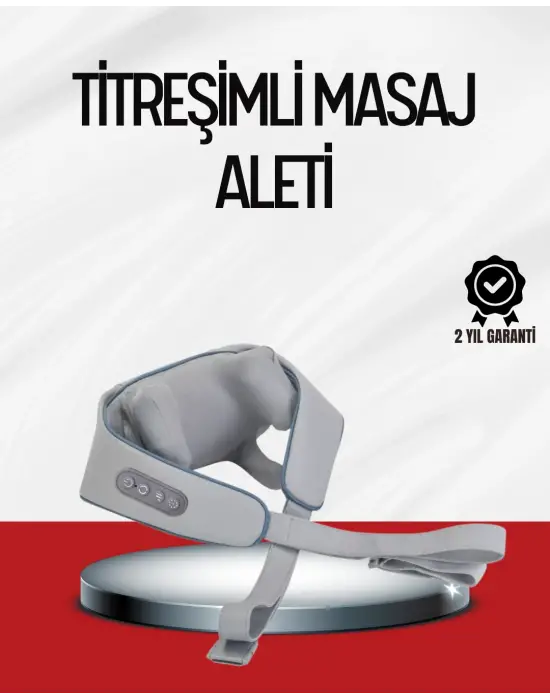 Çok Fonksiyonlu Kablosuz Masaj Aleti | 2 Modlu Isıtmalı