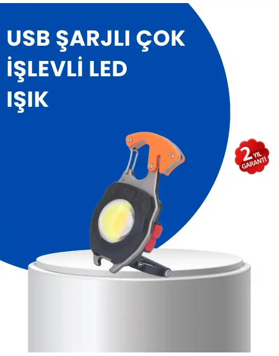 Çok Modlu Led Işıklı Pratik Anahtarlık