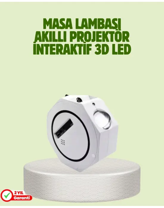 Çok Modlu Yıldız Ve Okyanus Efektli Gece Işığı Projektörü