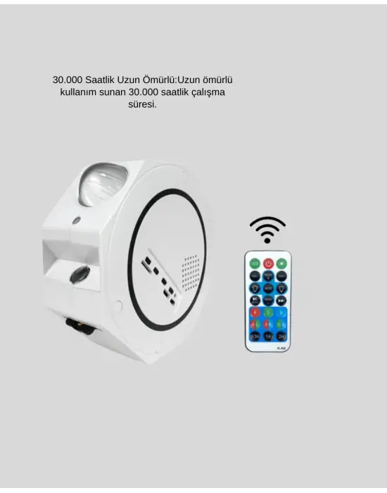 Çok Modlu Yıldız Ve Okyanus Efektli Gece Işığı Projektörü