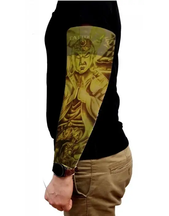 Çorap Dövme Giyilebilir Kol Bacak Dövmesi Likralı 2 Adet Model 4