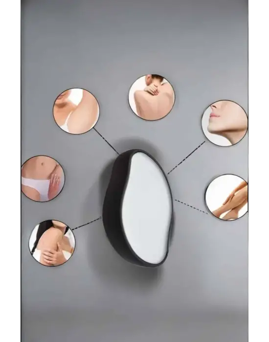 Crystal Eraser Epilasyon Aleti Tüy Silgisi Tüy Alıcı Kristal Epilatör Ağda