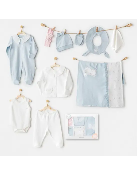 Cuddly Bunny Bear 10lu Hastane Çıkışı Pink Blue