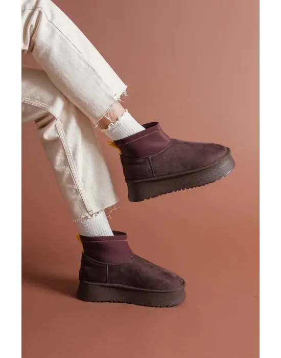 Cuen Kahverengi Süet Bot