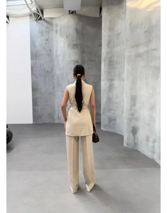 Cura Yelek Pantolon İki̇li̇ Takim