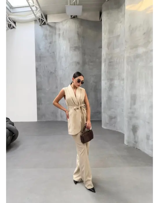 Cura Yelek Pantolon İki̇li̇ Takim