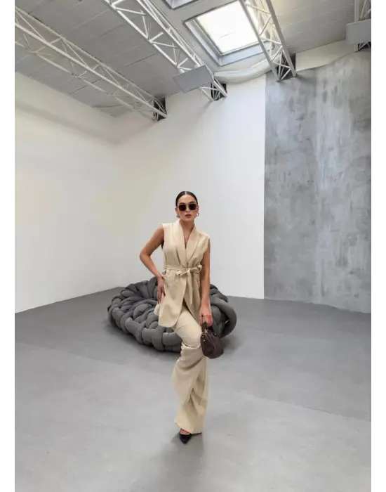 Cura Yelek Pantolon İki̇li̇ Takim