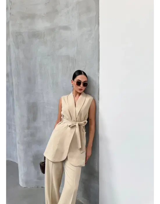 Cura Yelek Pantolon İki̇li̇ Takim