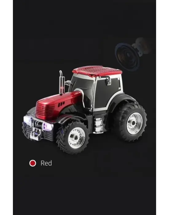 D42 Kırmızı Traktör Tasarım Usb/fm Radyo Bluetooth Hoparlör Speaker
