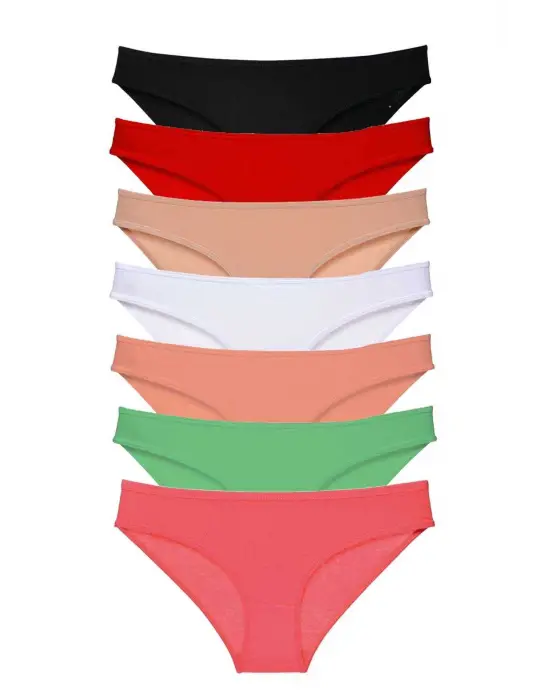 Omarı Süper Eko Set Likralı Kadın Slip Külot Set