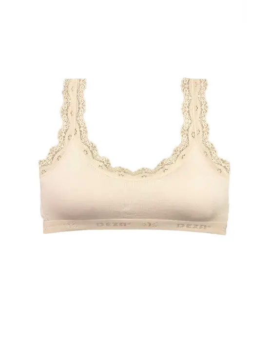 Omarı Elegan Dantel İşlemeli Kadın Büstiyeri