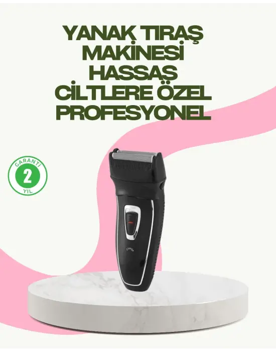 Darbelere Dayanıklı Kablosuz Erkek Tıraş Aleti