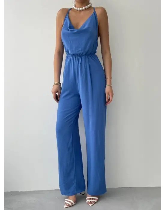 Darcy Sırt Dekolteli Tulum