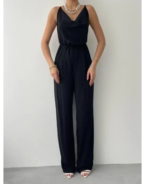 Darcy Sırt Dekolteli Tulum