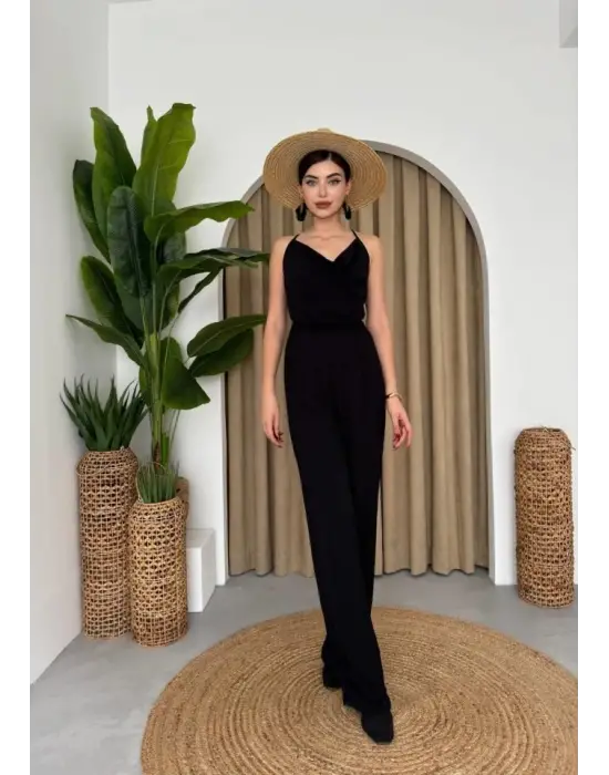 Darcy Sırt Dekolteli Tulum