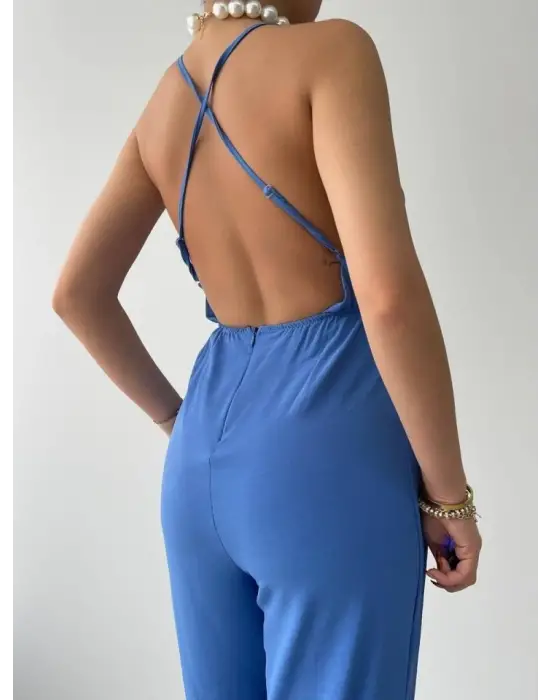 Darcy Sırt Dekolteli Tulum