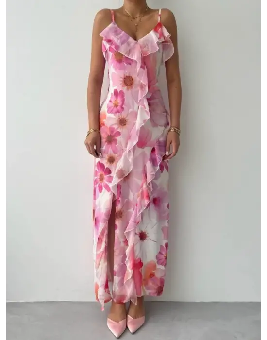 DASE İP ASKILI ELBİSE