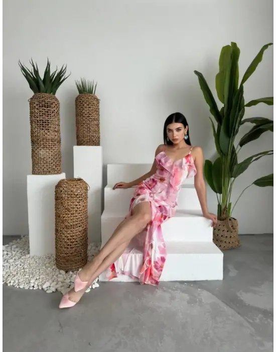 DASE İP ASKILI ELBİSE