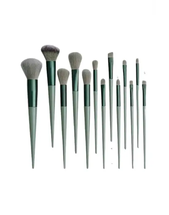 Dayanıklı Makyaj Fırçası Seti 13 Parça Yumuşak Kıllı Fırçalar Allık Fondöten Far Fırçası