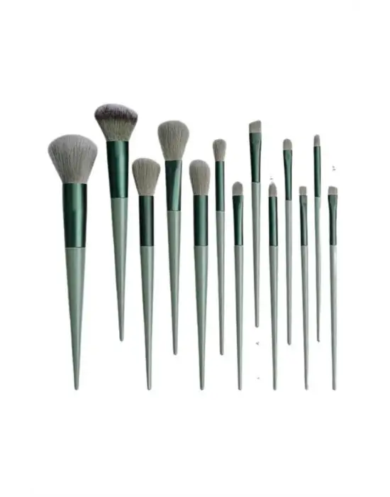Dayanıklı Makyaj Fırçası Seti 13 Parça Yumuşak Kıllı Fırçalar Allık Fondöten Far Fırçası