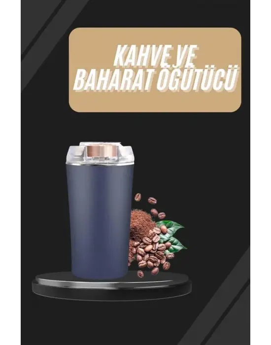 Dayanıklı Paslanmaz Çelik Kolay Kullanım Kahve Ve Baharat Öğütücü