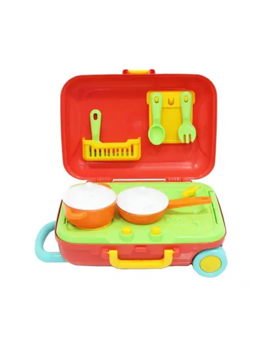 Omarı Renkli Mutfak Seti Bavulu