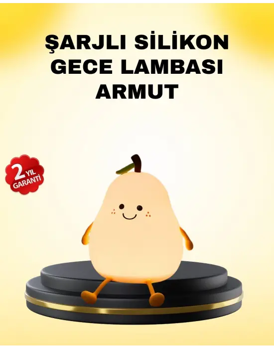 Dekoratif Armut Led Lamba Renk Ayarlı Şarj Edilebilir