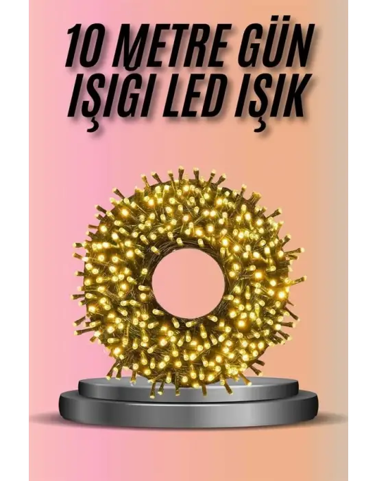 Dekoratif Aydınlatma Ampüllü 10 Metre Gün Işığı Şerit Led