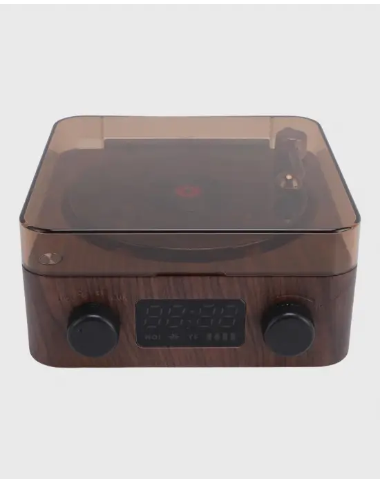 Dekoratif Gece Işığı Bluetooth Hoparlör Dijital Saat Çok Yönlü Sesli Aydınlatma