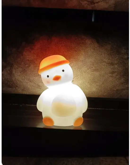 Dekoratif Işıklı Kardan Adam Figürü