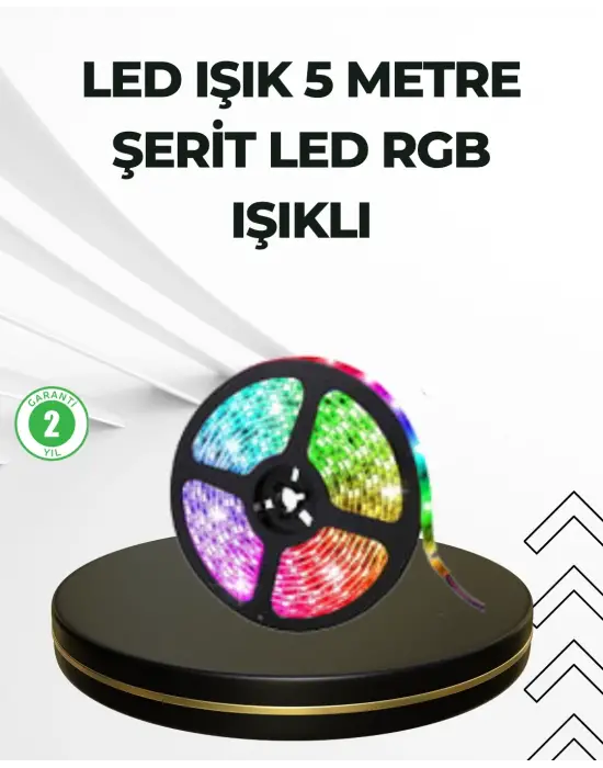 Dekoratif Kumandalı Şerit Led 5 Metre
