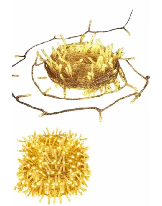 Dekoratif Peri Led 100 Ledli Gün Işığı Pilli 10 Metre Gün Işığı