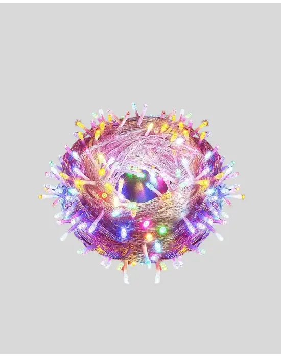 Dekoratif Peri Led 5 M 50 Ampullü Şeffaf Kablo Aydınlatma