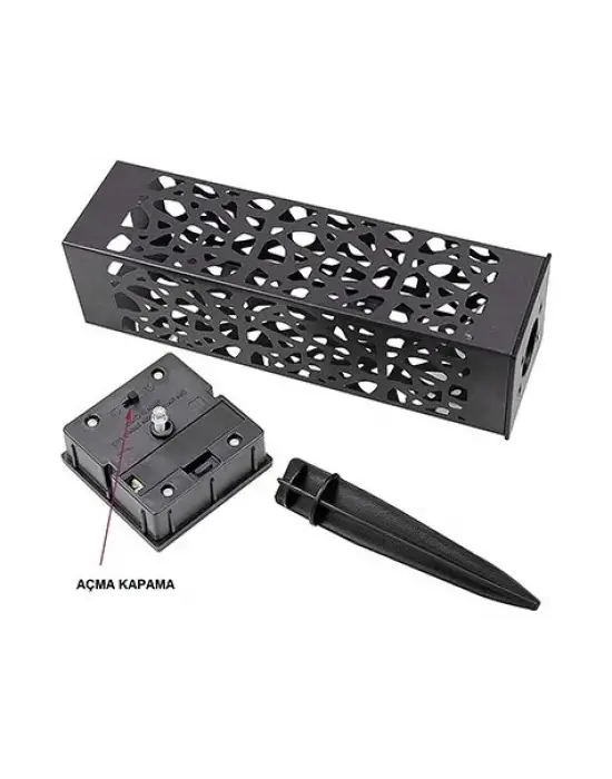 Dekoratif Solar Güneş Enerjili Bahçe Aydınlatması Yürüyüş Yolu Seti ( 8 Adet )