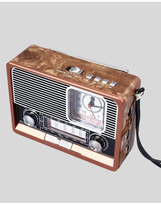 Dekoratif Vintage Radyo – Klasik Görünüm, Modern Fonksiyon Ve Uzun Ömürlü Kullanım