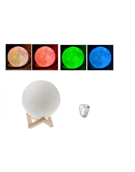 Omarı 15cm Pilli Dekoratif Yerküre Lamba