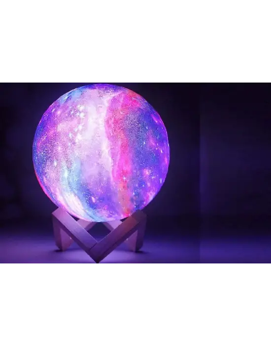 Omarı Renkli Dekoratif Yerküre 15 Cm - Pilli